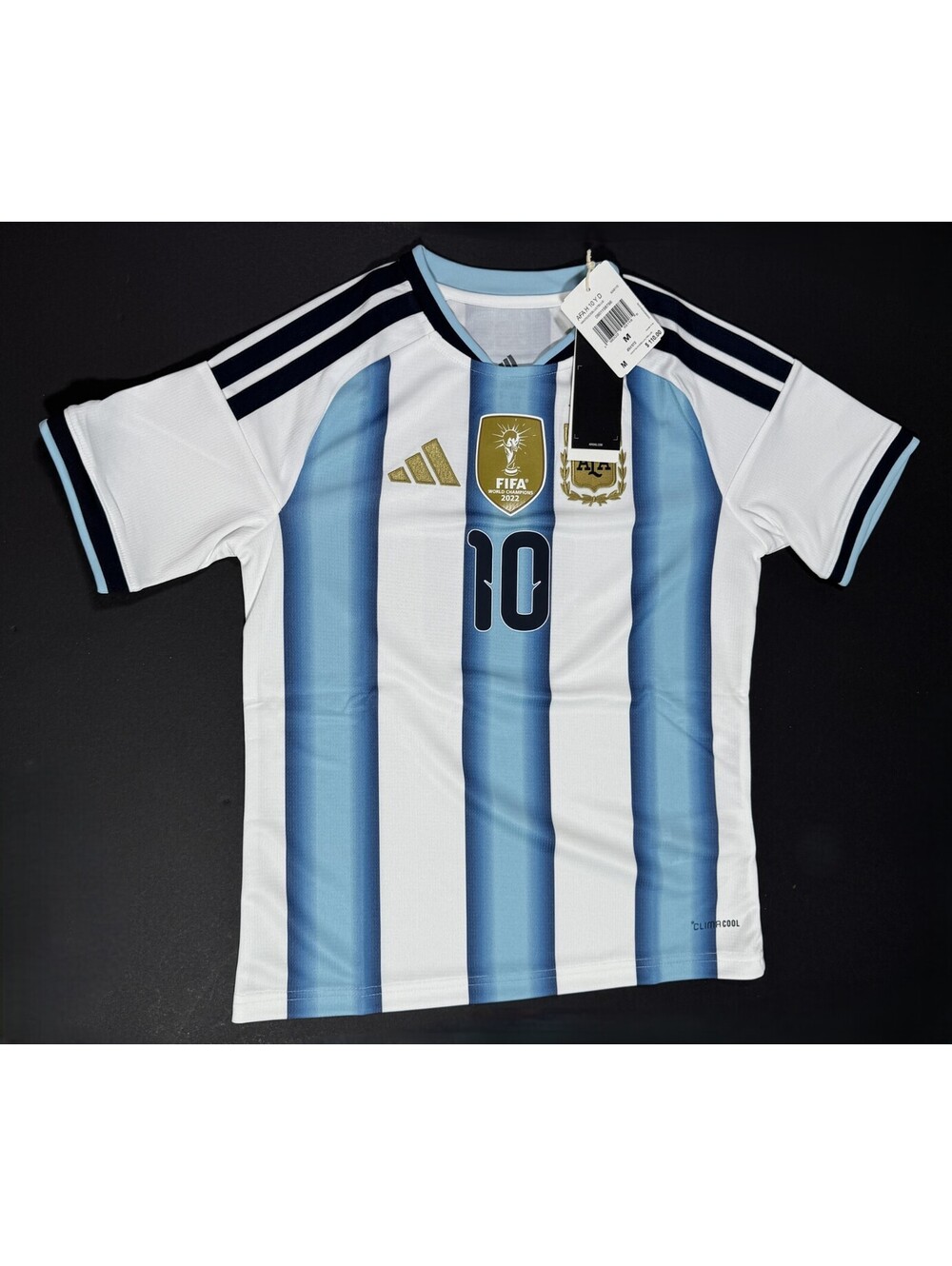 Adidas Lionel Messi #10 Argentina 2026 World Cup Home Jersey Youth Size M NWT